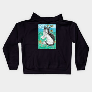 Tuxedo cat Kids Hoodie